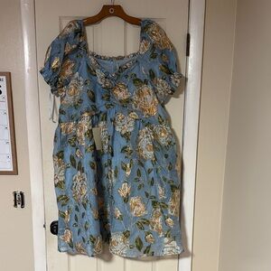 JessaKae Blue Floral Dress